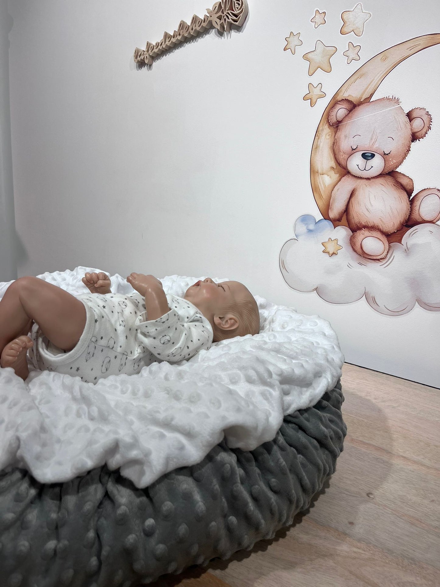 Œuf Cocon Gris & Blanc