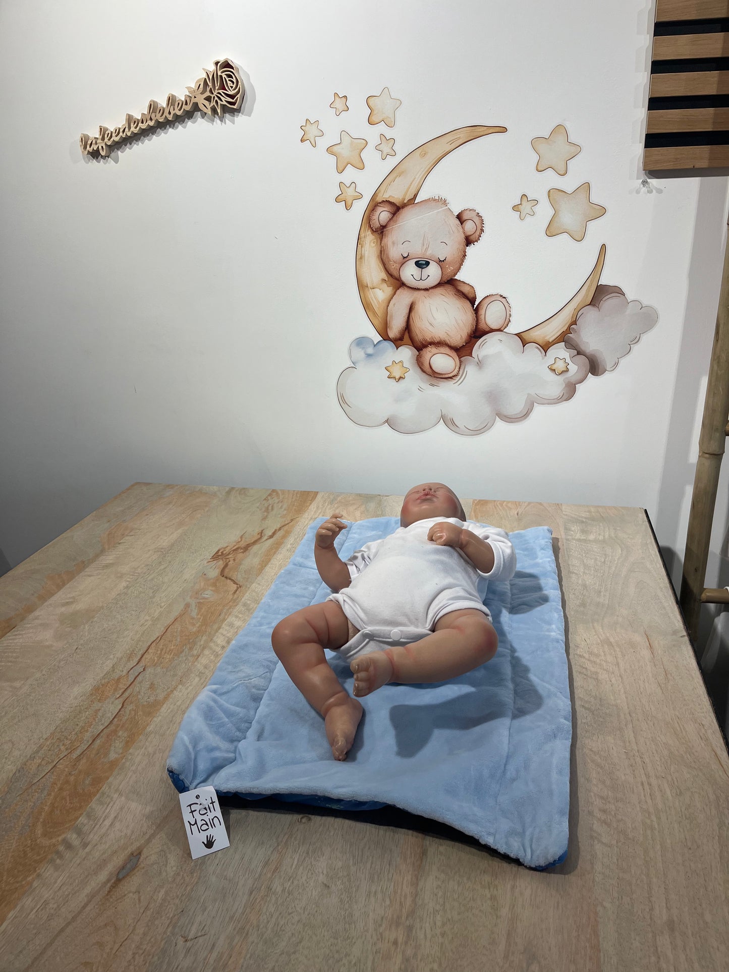 Tapis Nomade Bleu Tortue & Bleu clair