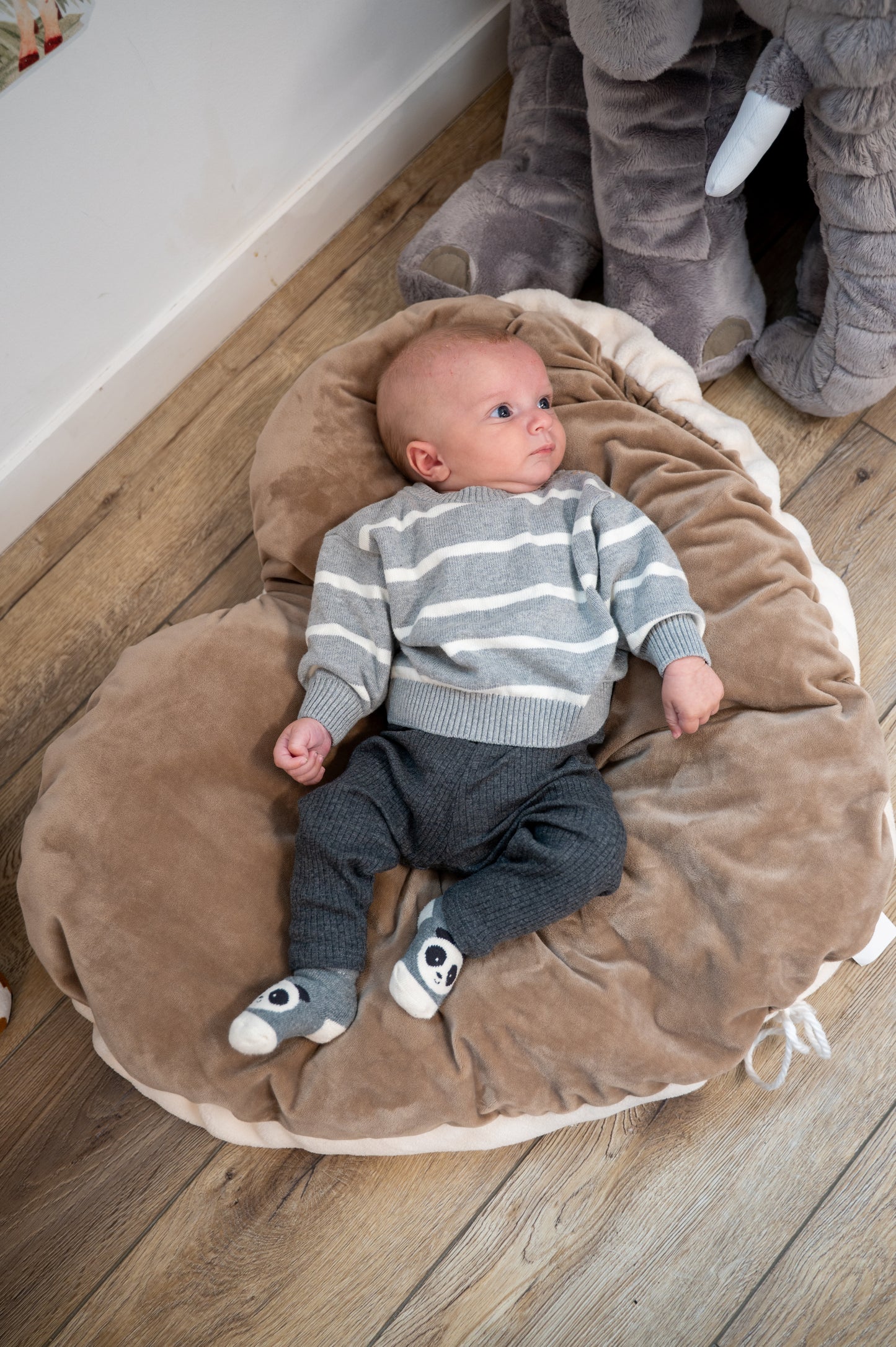 Œuf Cocon Beige & Marron