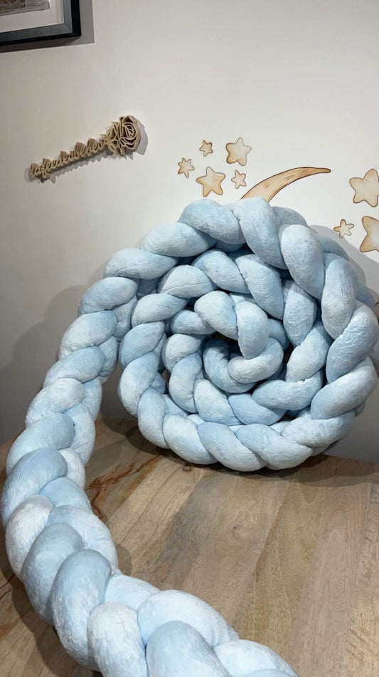 Tresse de Lit Bleu clair