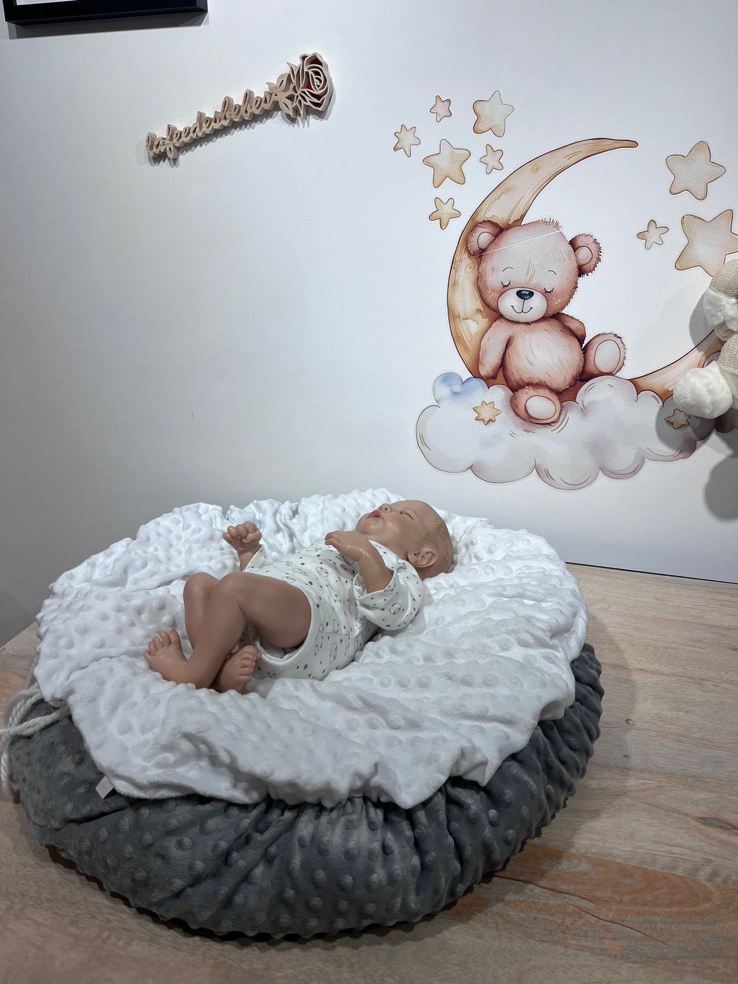 Œuf Cocon Gris & Blanc