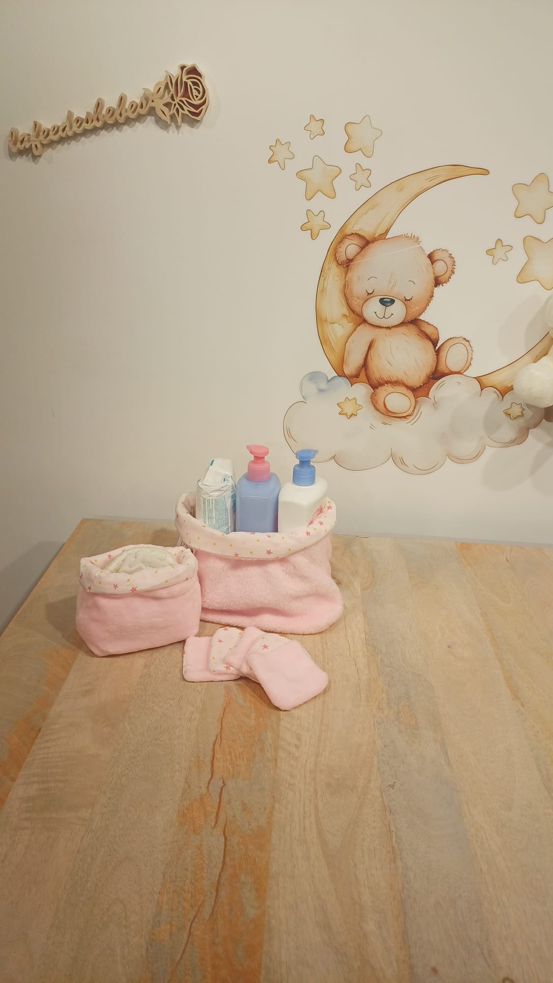 Panier de Rangement Rose