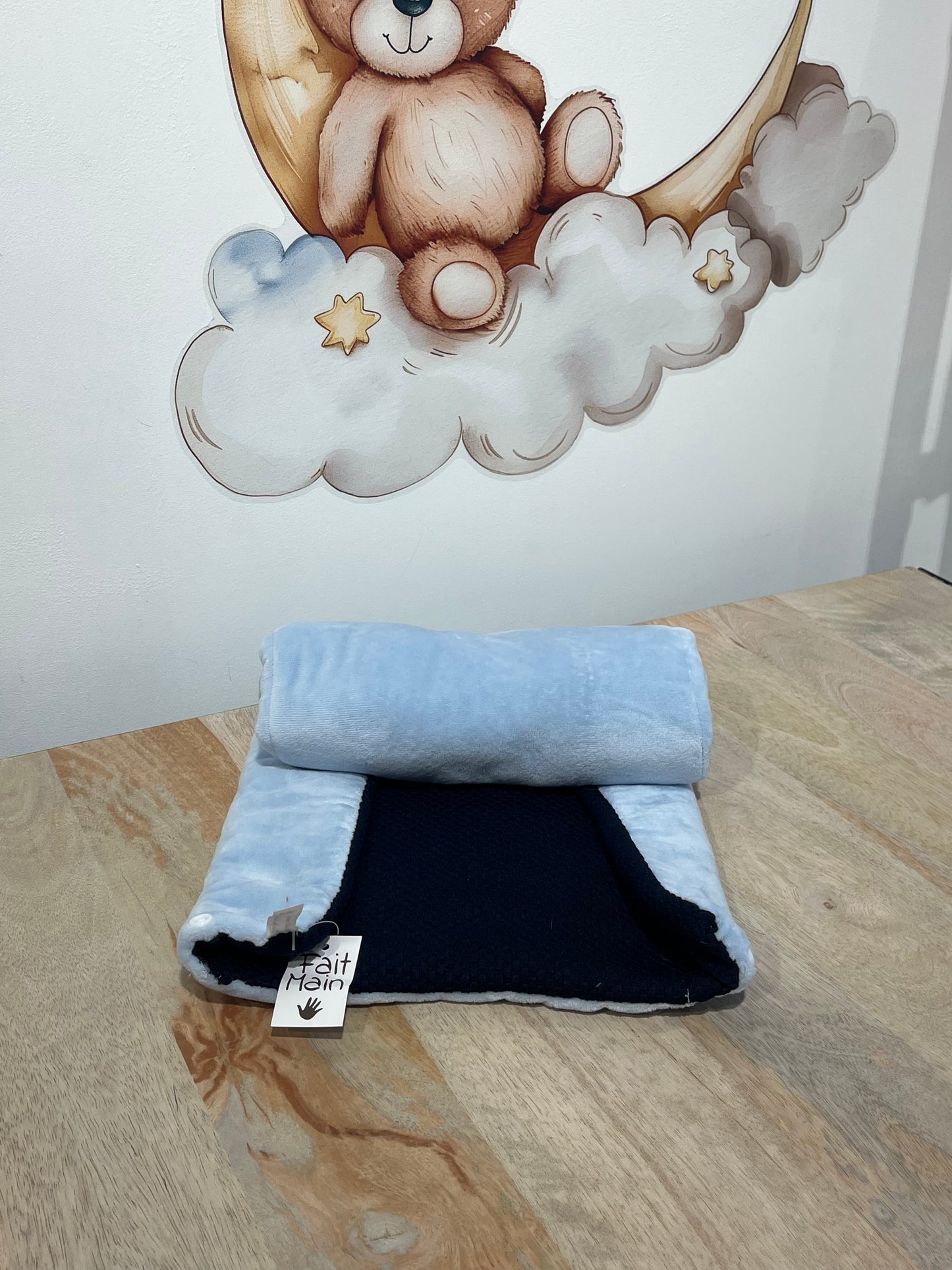 Tapis Nomade Bleu Clair & Bleu Foncé