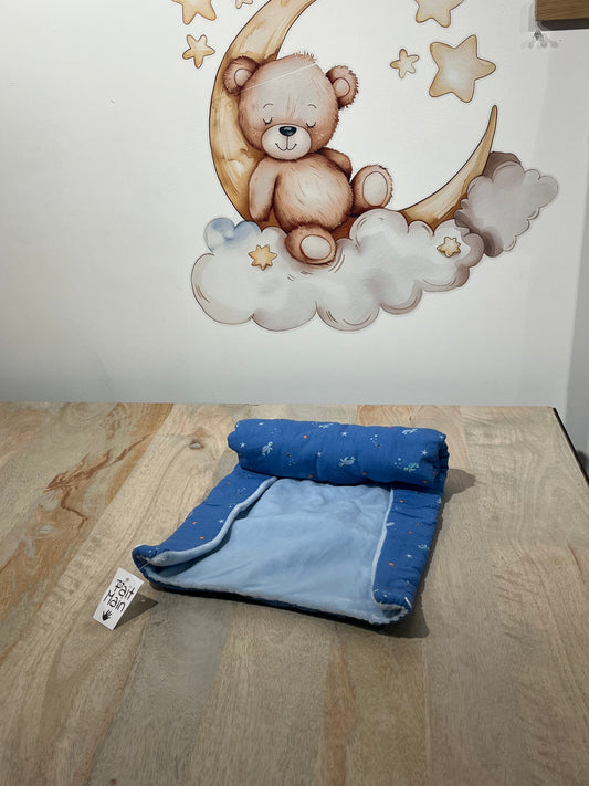 Tapis Nomade Bleu Tortue & Bleu clair