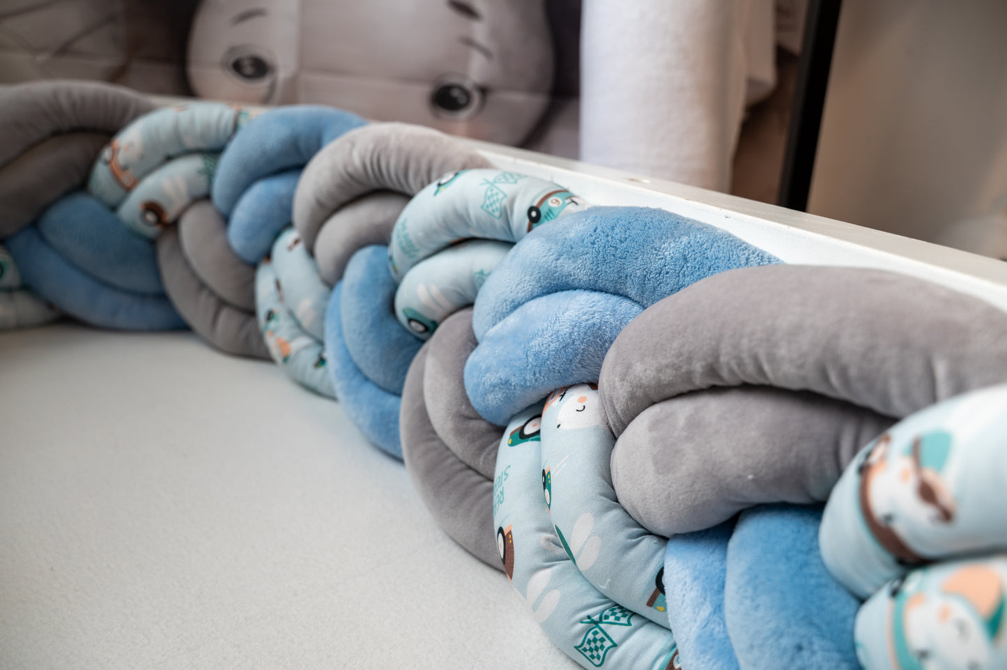 Tresse de Lit 6 Brins Motif Voiture