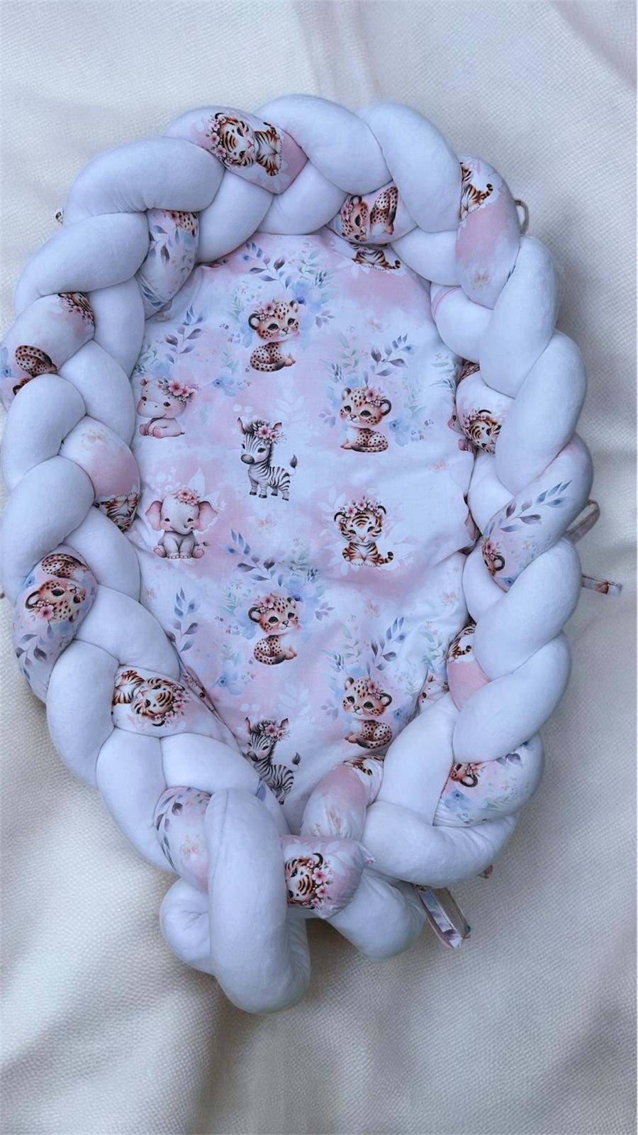 Matelas Tressé Baby Savane Rose