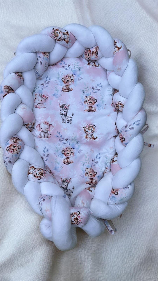 Matelas Tressé Baby Savane Rose