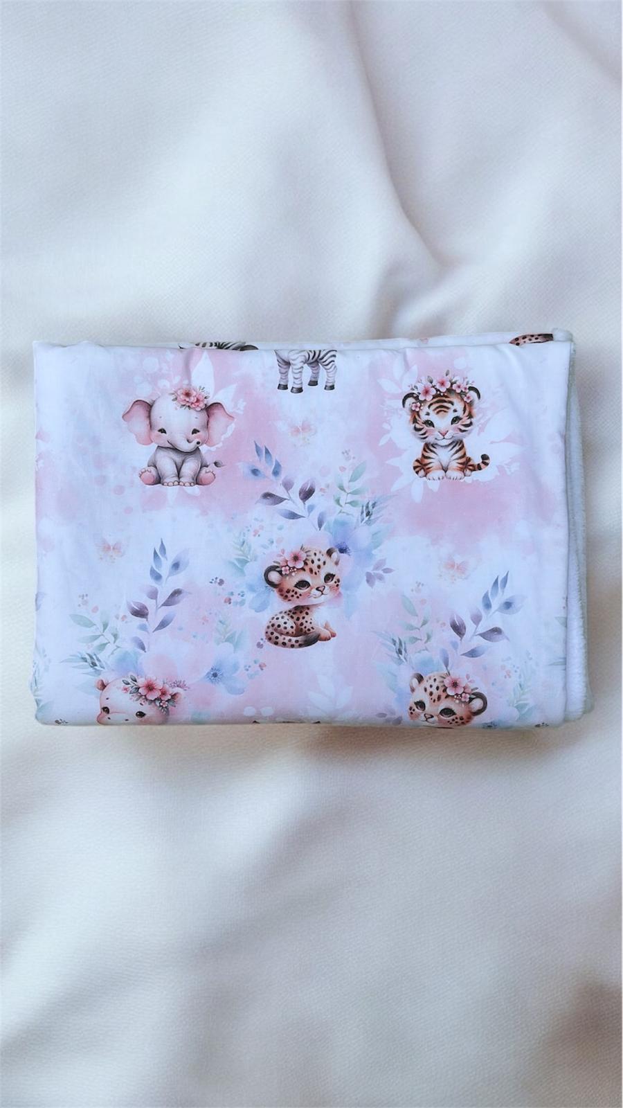Couverture Baby Savane Rose