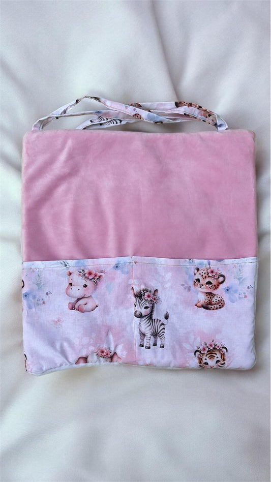 Range Doudou & Tétine de Lit Baby Savane Rose