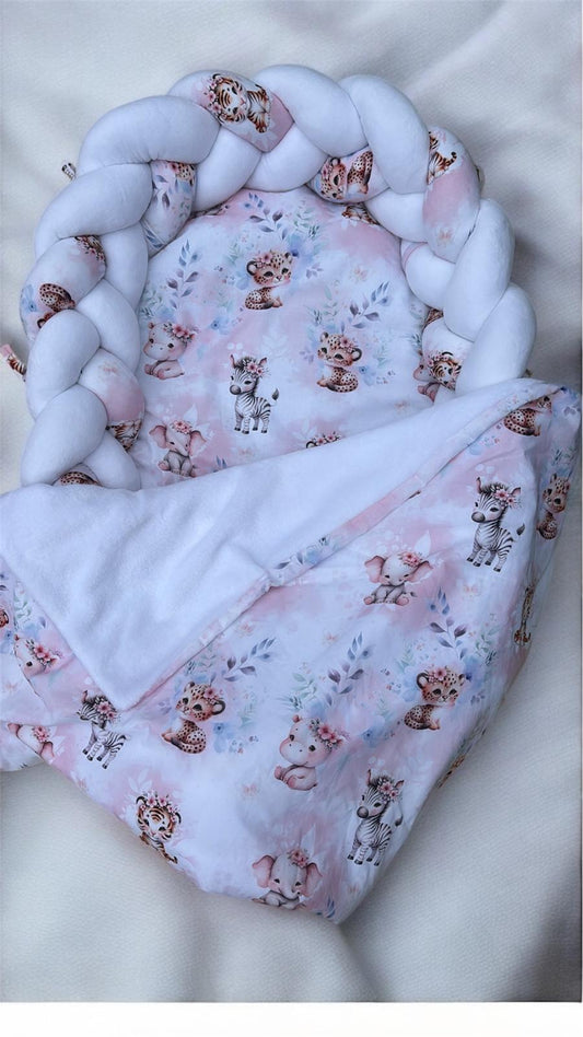 Couverture Baby Savane Rose